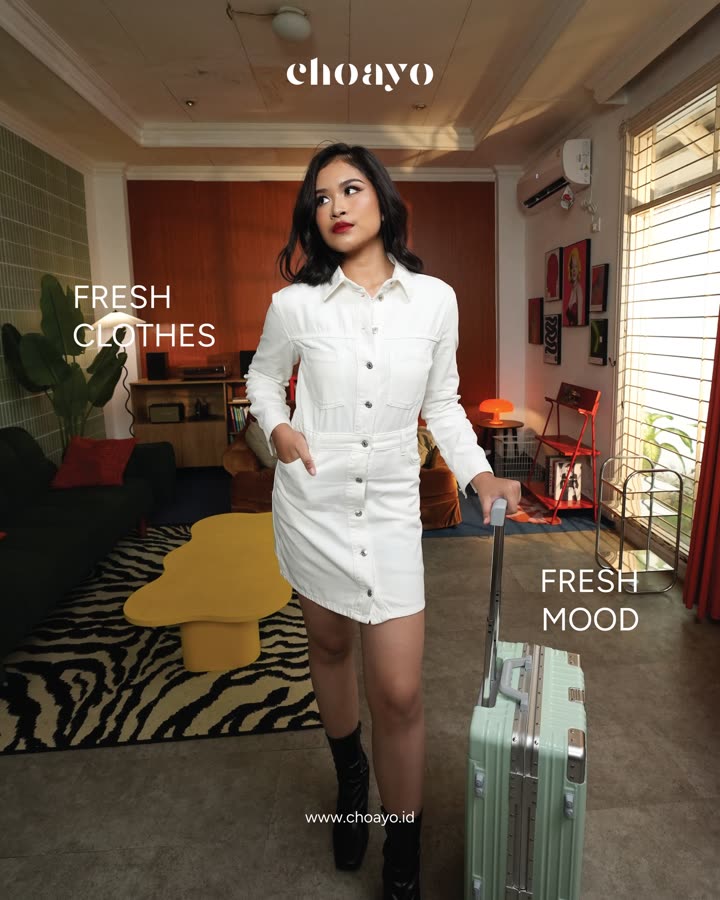 Fresh clothes, fresh mood.
